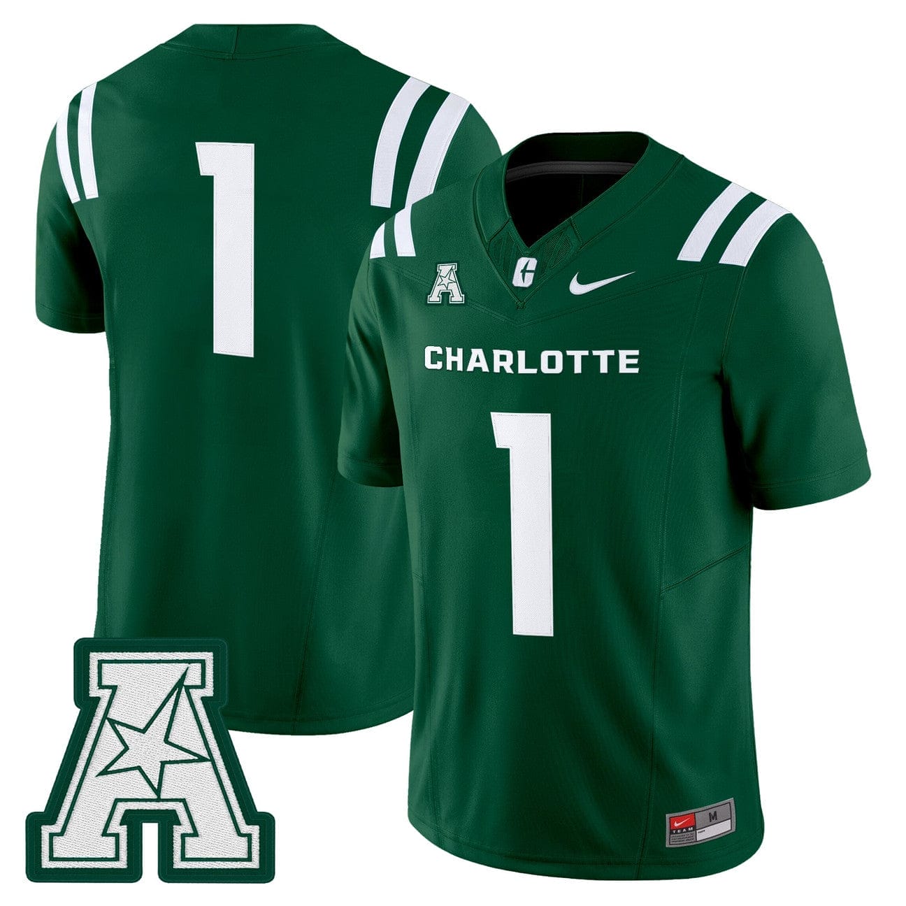 Team Jersey #1 Charlotte 49ers 2025 Vapor Limited Stitched 5 Team Jersey #1 Charlotte 49ers 2025 Vapor Limited Stitched - Image 5