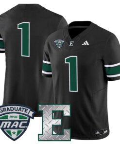 Team Jersey #1 Eastern Michigan Eagles 2025 Vapor Limited Stitched