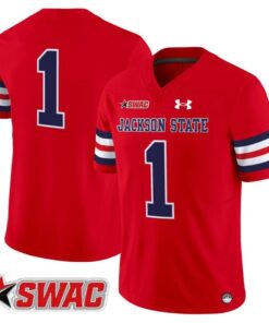 Team Jersey #1 Jackson State Tigers 2025 Vapor Limited Stitched