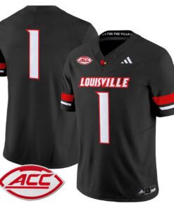 Team Jersey #1 Louisville Cardinals 2025 Vapor Limited Stitched