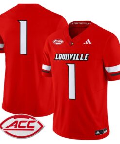 Team Jersey 1 Louisville Cardinals 2025 Vapor Limited Stitched Red