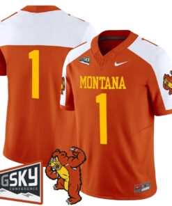 Team Jersey #1 Montana Grizzlies 1995 Throwback Vapor Limited Stitched