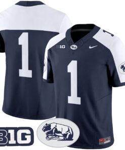 Team Jersey #1 Penn State Nittany Lions 2025 Throwback Limited Stitched