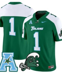 Team Jersey #1 Tulane Green Wave 2025 Vapor Limited Stitched 7 Team Jersey 1 Tulane Green Wave 2025 Vapor Limited Stitched Green Alter d77f090c f2bc 4923 9cb8 b0aec202747c