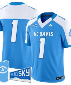 Alternative view of Team Jersey #1 UC Davis Aggies 2025 Lake Tahoe Patch Stitched