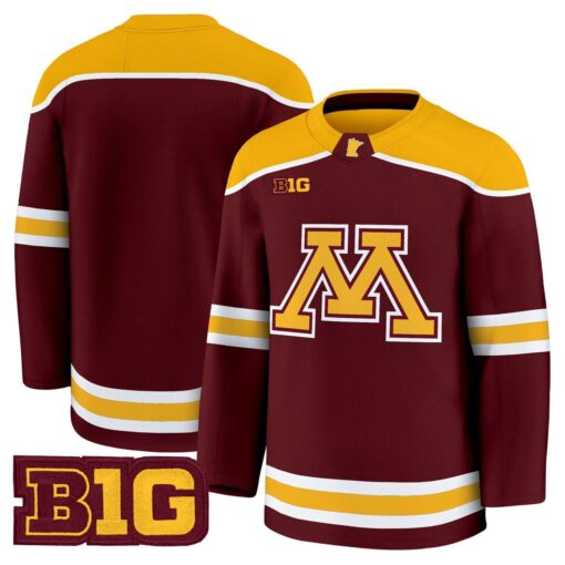 Team Jersey Minnesota Golden Gophers 2025-26 Premium Stitched - Image 2