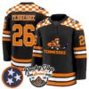 Tennessee Jersey #26 Tennessee Volunteers 2025-26 Hockey Premium Stitched 7 Tennessee Jersey 26 Tennessee Volunteers 2025 26 Premium Stitched Black