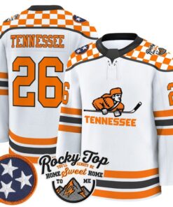 Alternative view of Tennessee Jersey #26 Tennessee Volunteers 2025-26 Hockey Premium Stitched