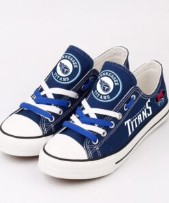 Alternative view of Tennessee Titans Low Top Canvas Sport Sneakers Shoes For Men Women Fans