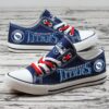 Tennessee Titans Limited Print NFL Students Low Top Canvas Shoes Sport Sneakers 2