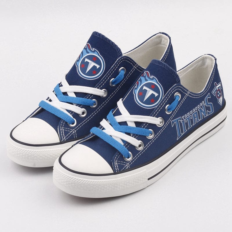 Tennessee Titans Low Top Canvas Sport Sneakers Shoes For Men Women Fans