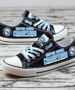 Alternative view of Tennessee Titans Low Top Canvas Sport Sneakers Shoes For Men Women Fans