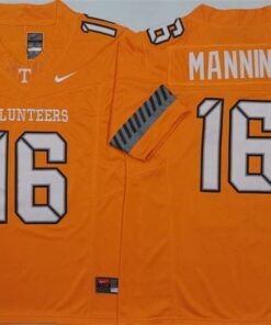 Alternative view of Tennessee Volunteers #16 Peyton Manning Jersey F.U.S.E. Football Stitched