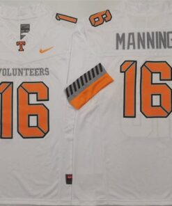 Tennessee Volunteers #16 Peyton Manning Jersey F.U.S.E. Football Stitched 5 Tennessee Volunteers 16 Peyton Manning White 2025 F.U.S.E. Stitched Jersey