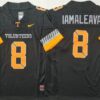 Tennessee Volunteers 8 Nico Iamaleava Black 2025 F.U.S.E. Stitched Jersey