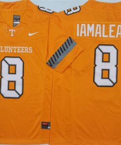 Alternative view of Tennessee Volunteers #8 Nico Iamaleava Jersey F.U.S.E. Football Stitched