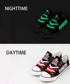 Alternative view of Texas Rangers Limited Print Low Top Canvas Shoes Sport Sneakers For Men Women Fans