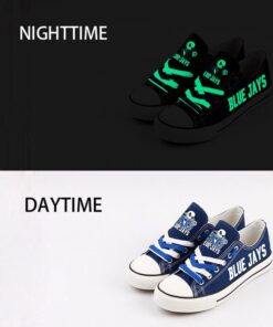 Toronto Blue Jays Limited Print Low Top Canvas Shoes Sport Sneakers For Men Women Fans