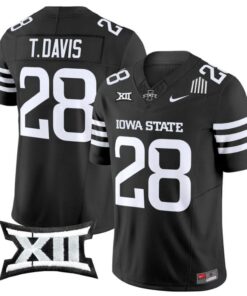 Troy Davis Jersey #28 Iowa State Cyclones 2025 Limited Stitched Black