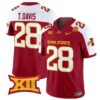 TroyDavisJersey 28IowaStateCyclones2025LimitedStitchedCardinalAlter
