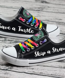 Turtle Canvas Sneakers Shoes For Men Women Fans