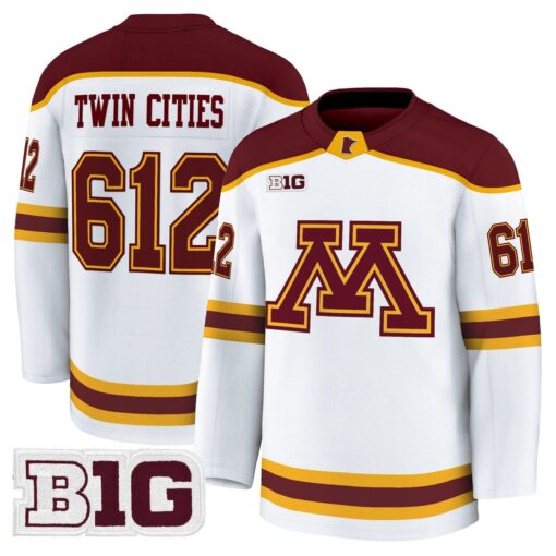 Twin Cities Jersey #612 Minnesota Golden Gophers 2025-26 Premium Stitched - Image 2