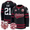 Tyler Zent Jersey 21 Alabama Crimson 2025 26 20th Patch Stitched Black 9edfe2af 4399 4e93 9bfc 0e1b926e15c9