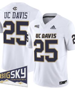 UC Davis Jersey #25 UC Davis Aggies 2025 Lake Tahoe Patch Stitched