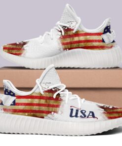 USA Flag V2 350v Yeezy Sneakers For Men Women Fans