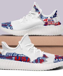 USA Flag V9 350v Yeezy Sneakers a2b12fee 9349 4e46 a66c f82dda92229b