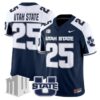 UtahStateJersey 25UtahStateAggies2025VaporLimitedStitchedNavyAlter