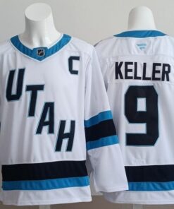Alternative view of Utah #9 Clayton Keller 2025 Stitched Jersey