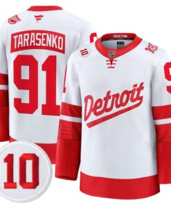 Vladimir Tarasenko Jersey 91 Red Wings 10 Alex Delvecchio Honoring Stadium Series