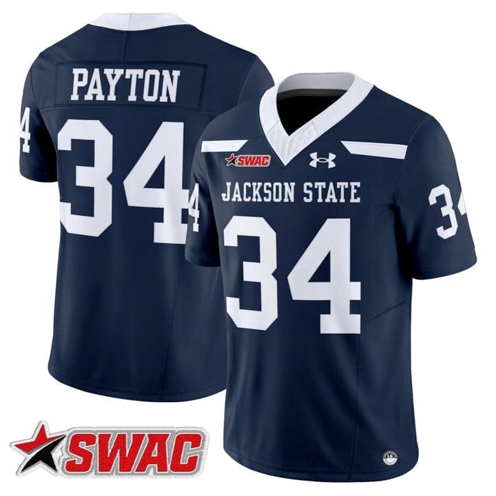 Walter Payton Jersey #34 Jackson State Tigers 2025 Limited Stitched - Image 4