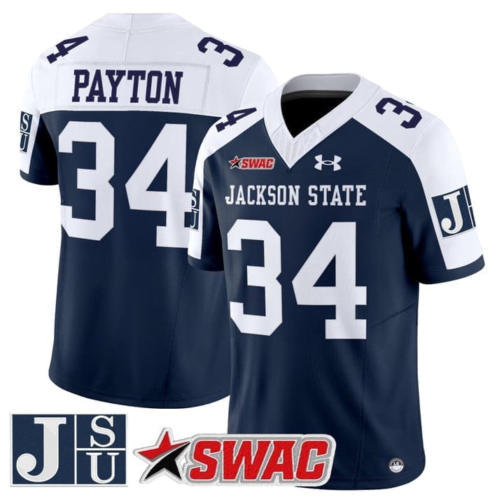Walter Payton Jersey #34 Jackson State Tigers 2025 Limited Stitched - Image 5