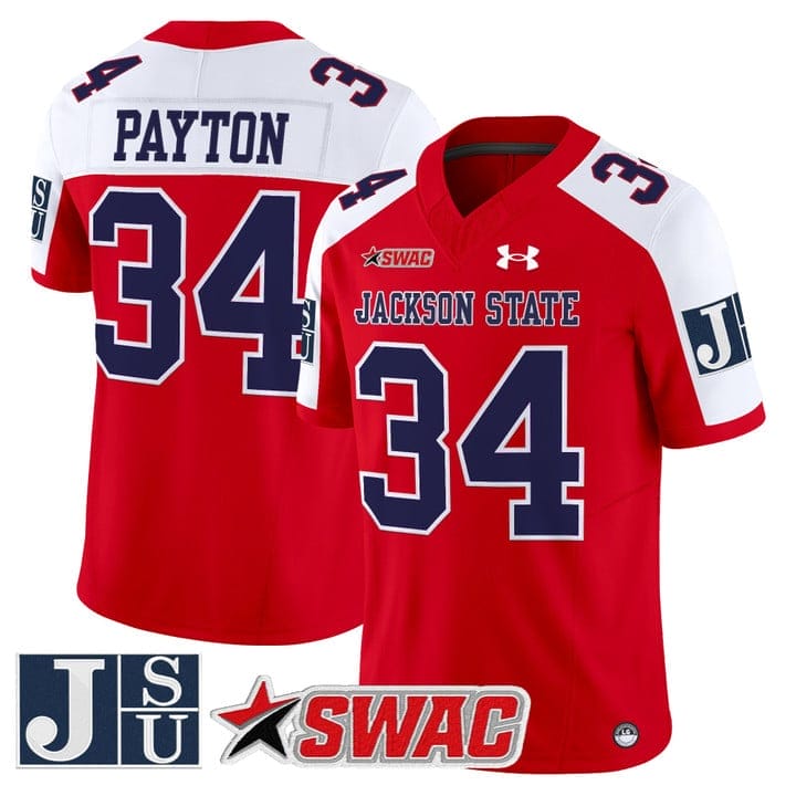 Walter Payton Jersey #34 Jackson State Tigers 2025 Limited Stitched - Image 3