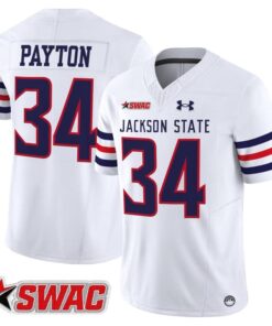 Alternative view of Walter Payton Jersey #34 Jackson State Tigers 2025 Limited Stitched
