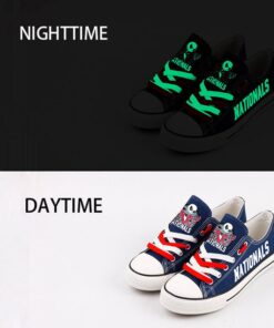 Alternative view of Washington Nationals Limited Print Low Top Canvas Shoes Sport Sneakers For Men Women Fans