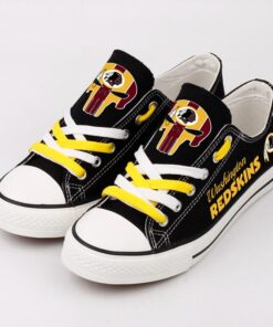 Washington Redskins Low Top Canvas Sport Sneakers Shoes For Men Women Fans