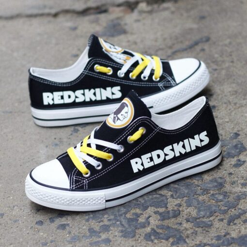 Washington Redskins Low Top Canvas Sport Sneakers Shoes For Men Women Fans - Image 2