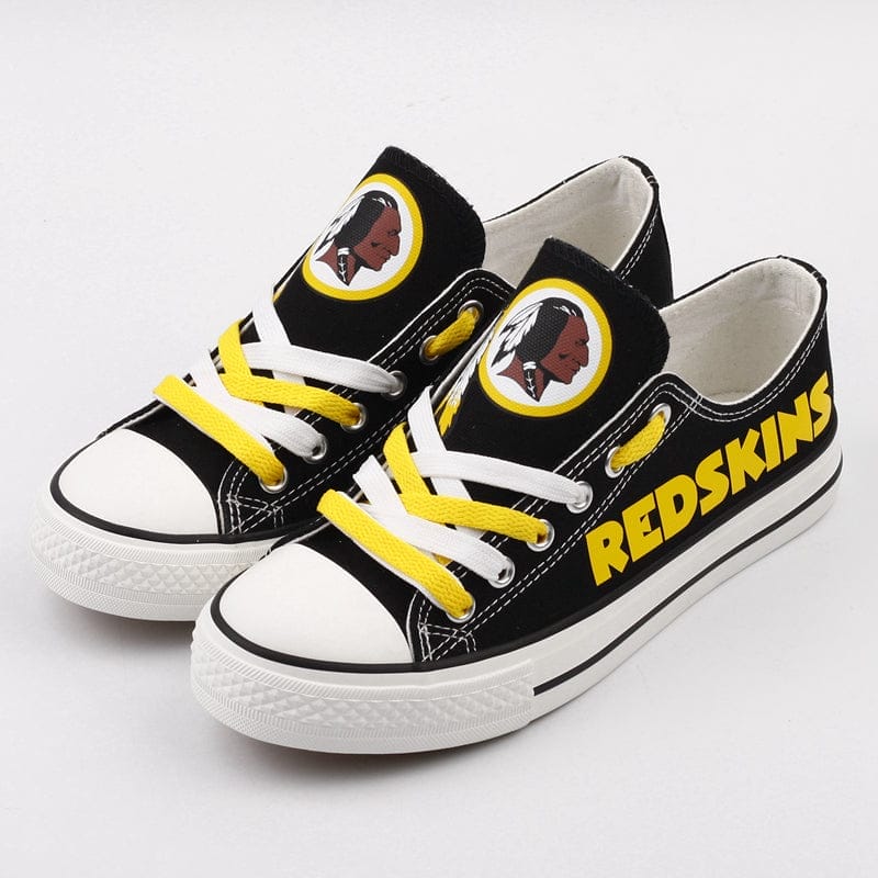 Washington Redskins Low Top Canvas Sport Sneakers Shoes For Men Women Fans - Image 2