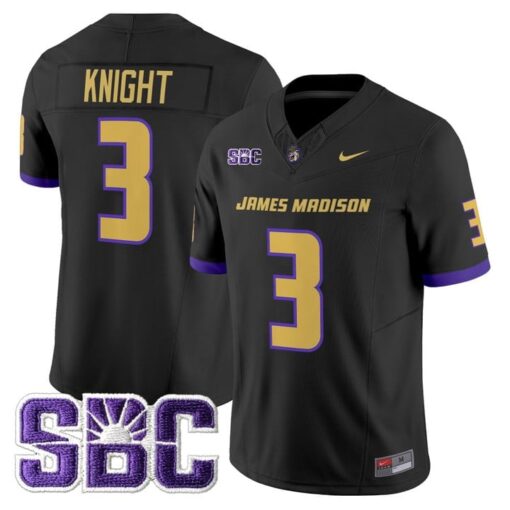 Wayne Knight Jersey #3 James Madison Dukes 2025 Vapor Limited Stitched - Image 2