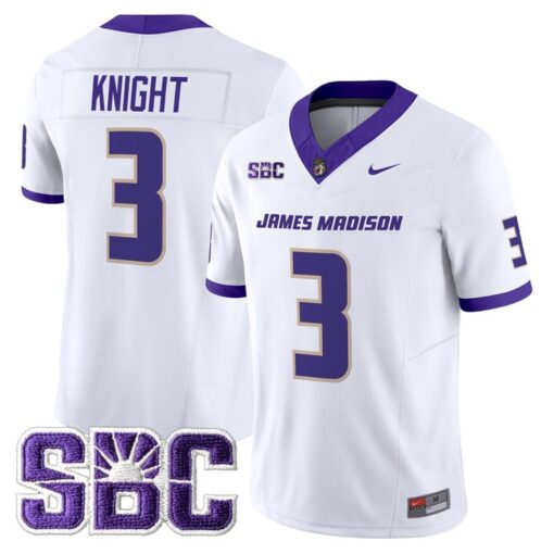 Wayne Knight Jersey #3 James Madison Dukes 2025 Vapor Limited Stitched - Image 5