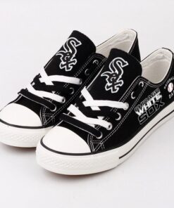 White Sox Limited Limited Print Low Top Canvas Shoes Sport Sneakers For Men Women Fans