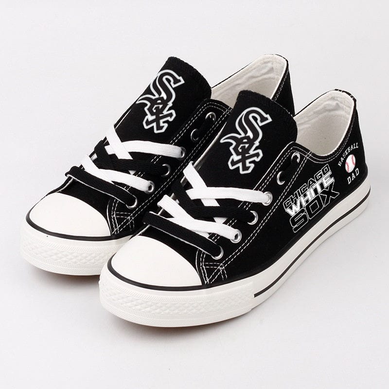 White Sox Limited Limited Print Low Top Canvas Shoes Sport Sneakers For Men Women Fans