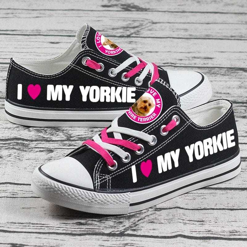 Yorkshire Terrier Canvas Sneakers Shoes For Men Women Fans 3 Yorkshire Terrier Canvas Sneakers Shoes For Men Women Fans - Image 3