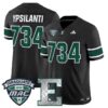 Ypsilanti Jersey 734 Eastern Michigan Eagles 2025 Limited Stitched Black