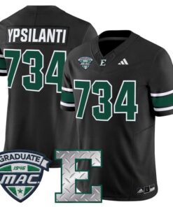 Ypsilanti Jersey #734 Eastern Michigan Eagles 2025 Limited Stitched