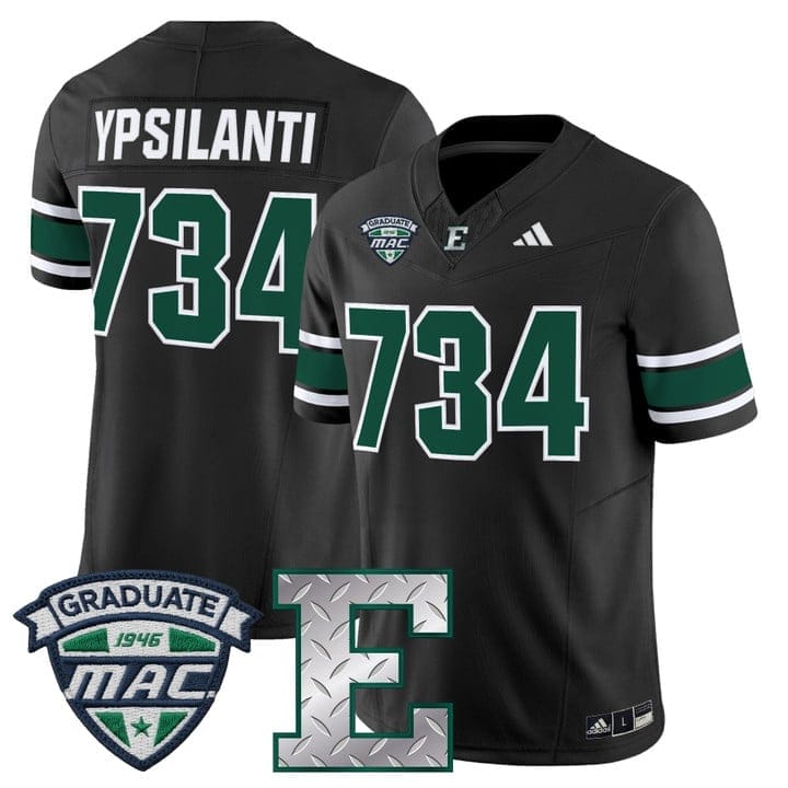 Ypsilanti Jersey #734 Eastern Michigan Eagles 2025 Limited Stitched 1 Ypsilanti Jersey #734 Eastern Michigan Eagles 2025 Limited Stitched