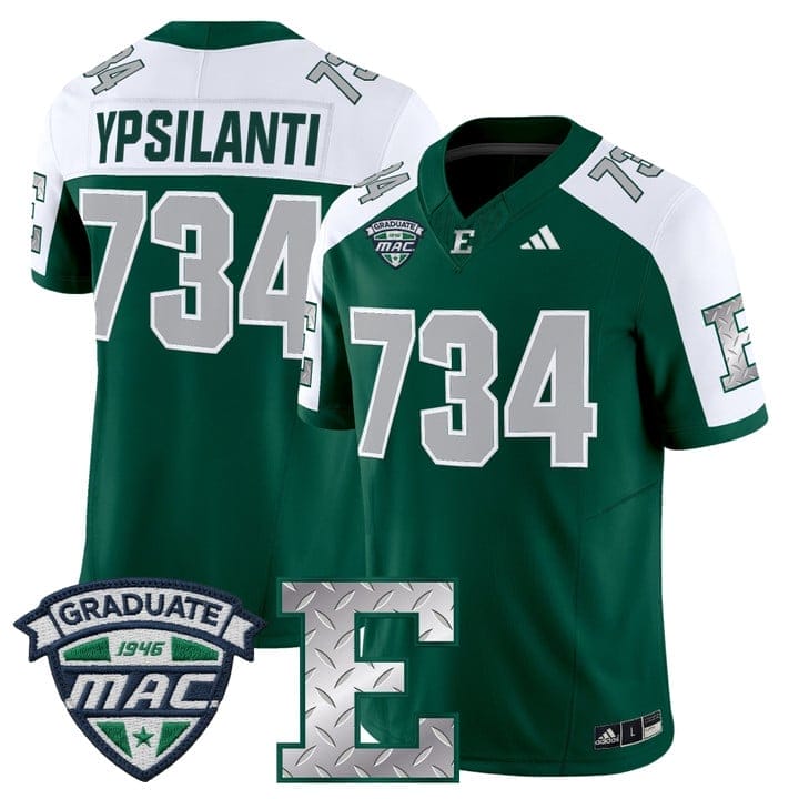 Ypsilanti Jersey #734 Eastern Michigan Eagles 2025 Limited Stitched 3 Ypsilanti Jersey #734 Eastern Michigan Eagles 2025 Limited Stitched - Image 3